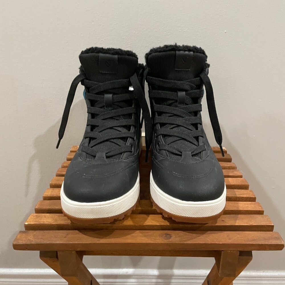 Women's Black High-Top Sneakers